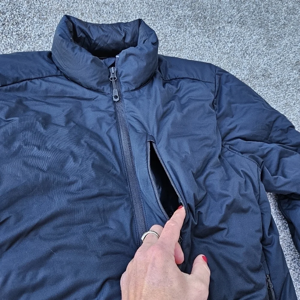 Mountain Hardwear Stretchdown 750 Fill Goose Down Jacket Black Coat Men's Small